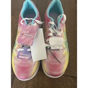 skechers tie dye rainbow girl shoes. Super fun and cute. Sz 3 girls, sneakers